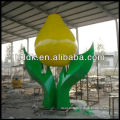Stainless steel flower sculpture VSSSP-038L